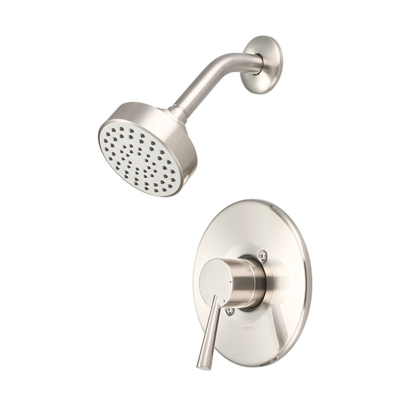 Olympia Faucets Single Handle Shower Trim Set, Wallmount, Brushed Nickel T-2372-BN - main